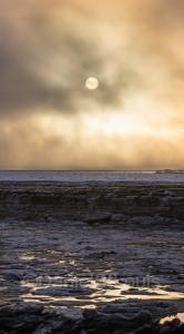 Sunrise over the Petitcodiac River.