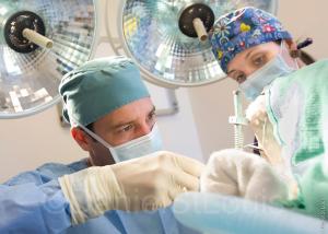 Photo of Dr. Brett Tremble performs emergency surgery at the Oaks Veterinary Medical & Emergency Referral Centre in Moncton, New Brunswick.
