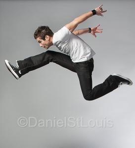 High energy - jumping studio photo