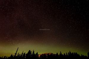 Aurora Boralis outside Yukon, Whitehorse.