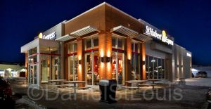 St Hubert express grand opening in saint john nb